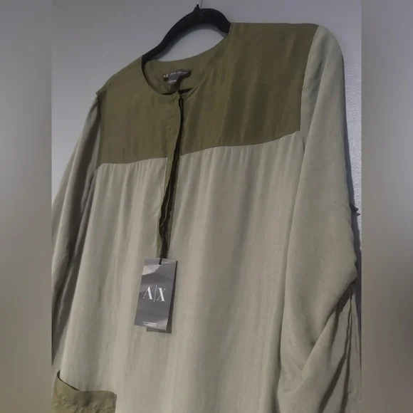 Armani Exchange Olive Green Tunic - Picture 5 of 8